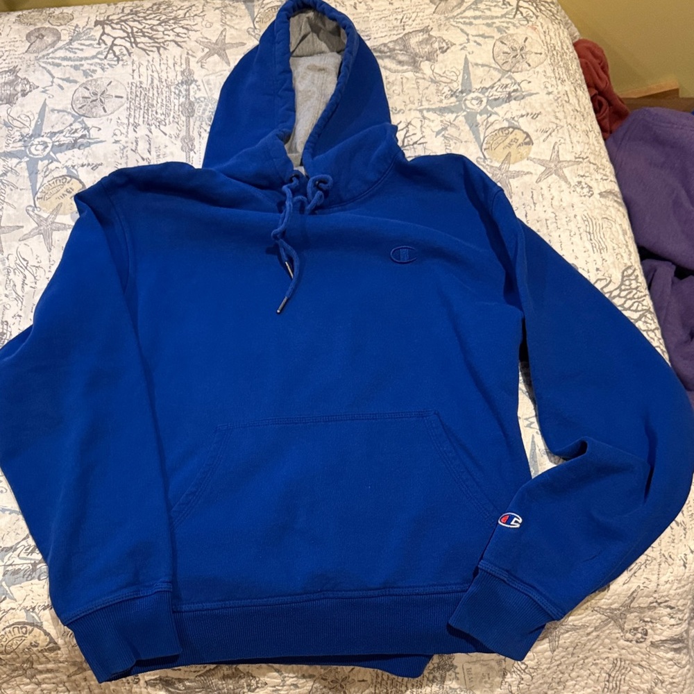 Champion Men's Royal Blue Hoodie